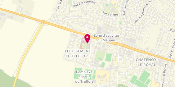 Plan de Clinique du Chalonnais - Ramsay Santé, 2 Rue du Treffort, 71880 Châtenoy-le-Royal