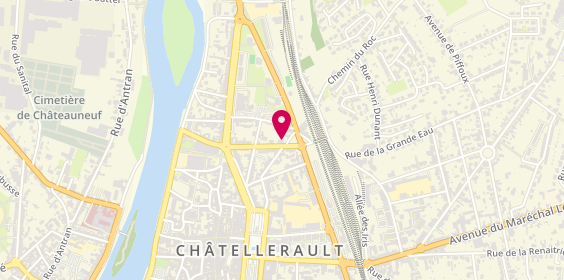 Plan de Centre des Champs Alysés, 1 place de la Croix Rouge, 86100 Châtellerault