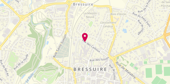 Plan de Antenne Cegidd - Site Bressuire, 29 Rue des Cailloux, 79300 Bressuire