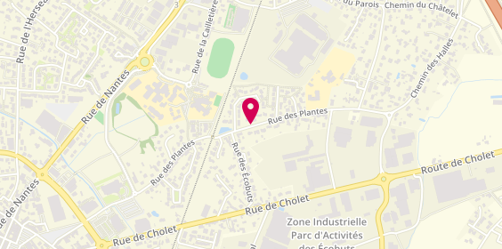 Plan de Hopital de Jour le Safran, 71 Rue Plantes, 85300 Challans