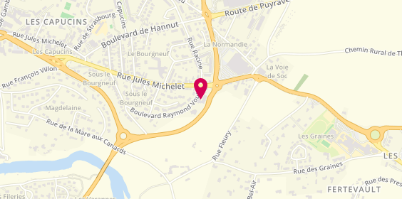 Plan de Hopital de Jour Adultes - Chnds, 24 Boulevard Raymond Vouhé, 79100 Thouars