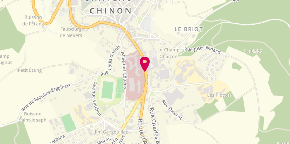 Plan de Hopital Hospice de Chateau Chinon Ville, 42 Rue Jm Thevenin, 58120 Château-Chinon (Ville)