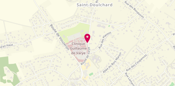 Plan de Centre de Réadaptation Guillaume de Varye, 251 Route Varye, 18230 Saint-Doulchard
