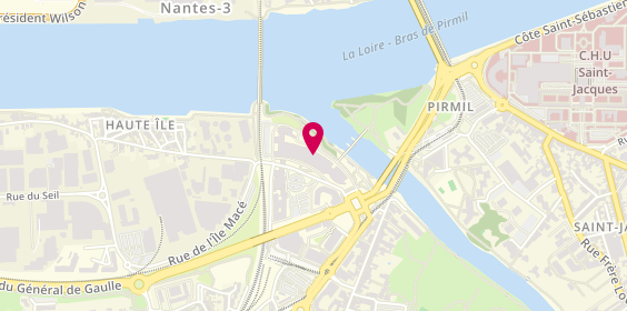 Plan de Hôpital Privé du Confluent, 4 Rue Éric Tabarly, 44000 Nantes