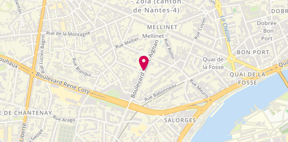 Plan de Hopital de Jour Psy Pour Adultes, 33 Boulevard Saint Aignan, 44100 Nantes