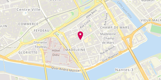 Plan de Hopital de Jour Cmp Madeleine Enfants, 10 Rue des Olivettes, 44000 Nantes