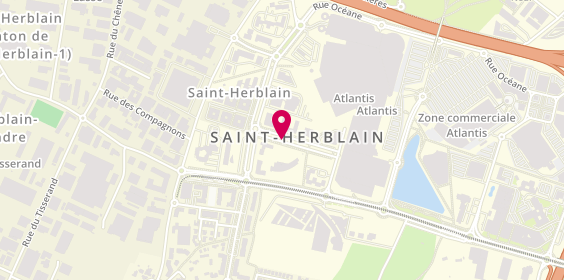 Plan de Clinique Urologique Nantes Atlantis, 5 avenue Jacques Cartier, 44800 Saint-Herblain