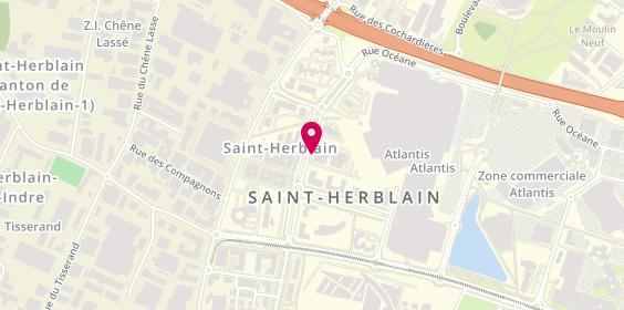 Plan de Clinique Urologique Nantes Atlantis, Avenue Jacques Cartier, 44800 Saint-Herblain