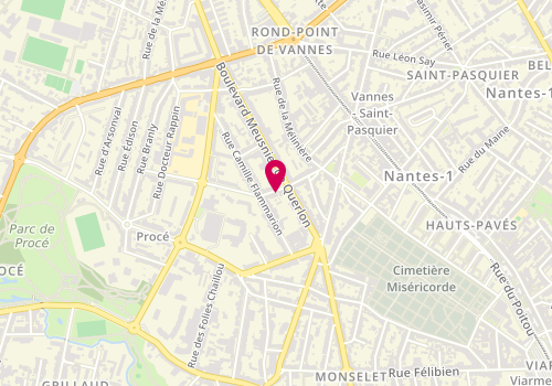 Plan de Hopital de Jour Enfants, 13 Rue du Douet Garnier, 44100 Nantes