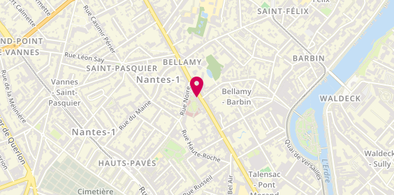 Plan de Clinique du Parc, 125 Rue Paul Bellamy, 44016 Nantes