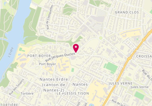 Plan de Maison Medicale de l'Eraudiere, 74 Rue Port Boyer, 44300 Nantes