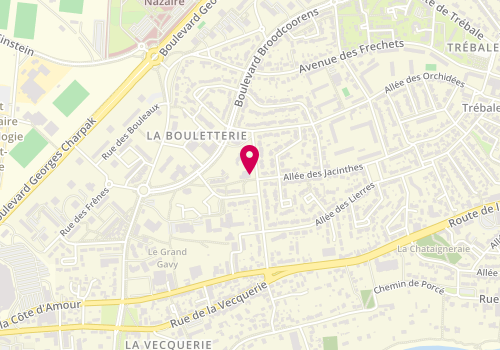 Plan de Maison de santé La Fontaine, 53 Rue des Peupliers, 44600 Saint-Nazaire