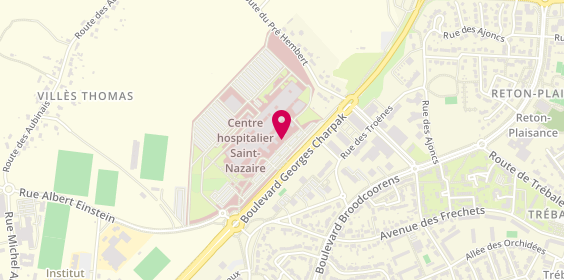 Plan de Centre Hospitalier de Saint Nazaire, Bp 414 - Cite Sanitaire
11 Boulevard Georges Charpak, 44606 Saint-Nazaire