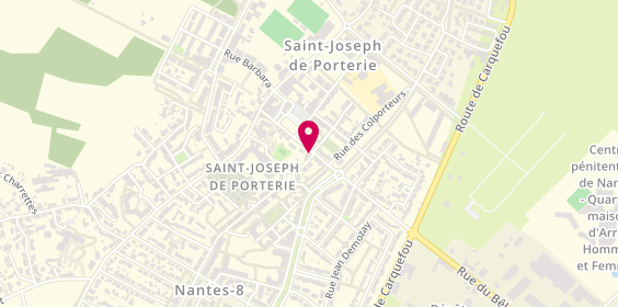 Plan de Cabinet Saint Joseph de Porterie, 22 Rue du Bêle, 44300 Nantes