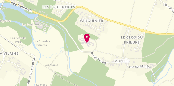 Plan de Ass Medicale Clinique Vontes Champgault, 275 Rue de Vontes, 37320 Esvres-Sur-Indre