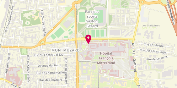 Plan de Hopital le Bocage, 2 Boulevard Maréchal de Lattre de Tassigny, 21000 Dijon