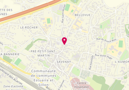 Plan de Cmp-Cattp Adultes, 34 Rue de Nantes, 44260 Savenay