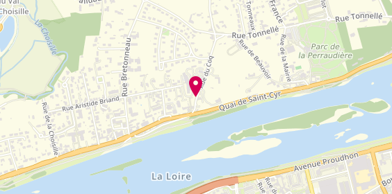 Plan de Clinique Psychiatrique Universitaire, 12 Rue du Coq, 37540 Saint-Cyr-sur-Loire