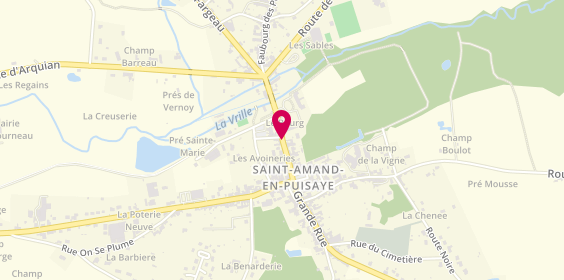 Plan de Maison de Santé Amandinoise, 16 Grande Rue, 58310 Saint-Amand-en-Puisaye