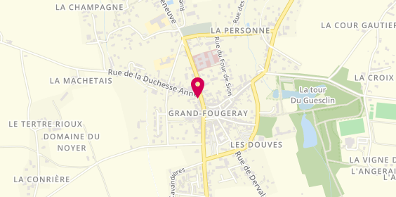Plan de Centre Hospitalier Grand Fougeray, 29 Rue Saint-Roch, 35390 Grand-Fougeray