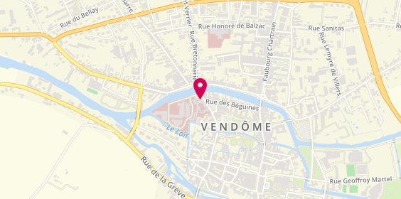 Plan de Hôpital de Vendôme, 98 Rue Poterie, 41100 Vendôme