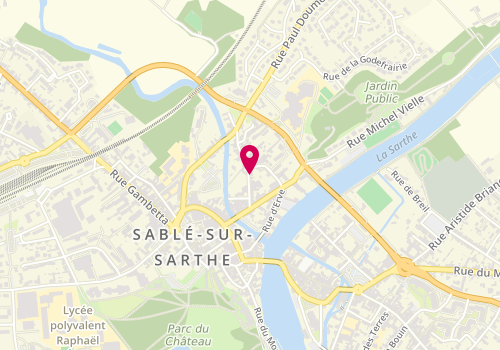 Plan de Maison de Santé Pluriprofessionnelle (MSP) du Pays Sabolien, 20 Rue Pasteur, 72300 Sablé-sur-Sarthe
