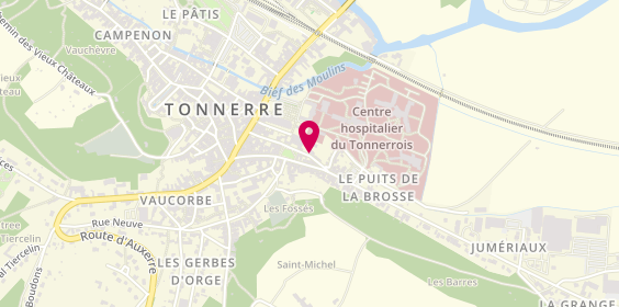 Plan de Cmp Tonnerre, 21 Rue des Fontenilles, 89700 Tonnerre