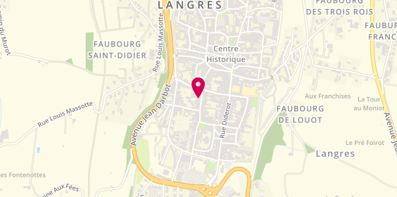 Plan de Centre Georges Heuyer, 11 Rue Gambetta, 52200 Langres