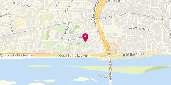 Plan de Hopital de Jour P.Chevaldonné, 63 Place Saint Laurent, 45000 Orléans