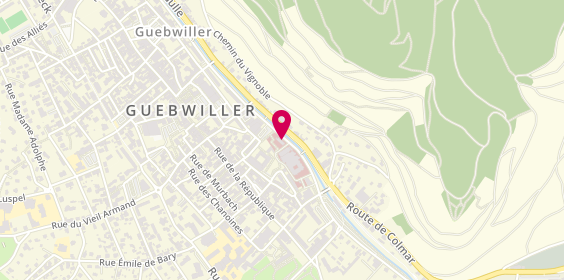 Plan de Centre Hospitalier Guebwiller, 2 Jean Schlumberger, 68500 Guebwiller