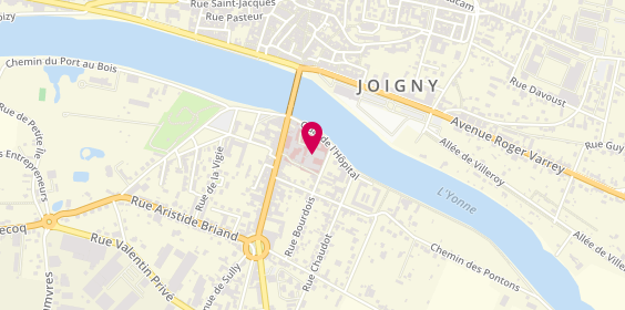 Plan de Centre Hospitalier de Joigny, 3 Quai de l'Hôpital, 89300 Joigny
