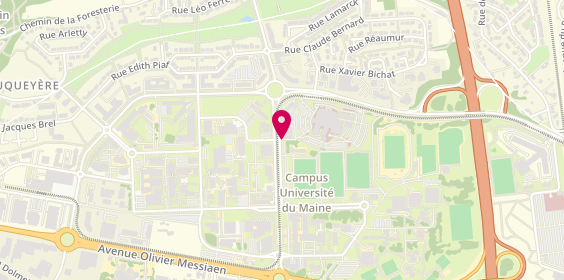 Plan de Clinique du Pré, Technopole Universite
13 Avenue Rene Laennec, 72018 Le Mans