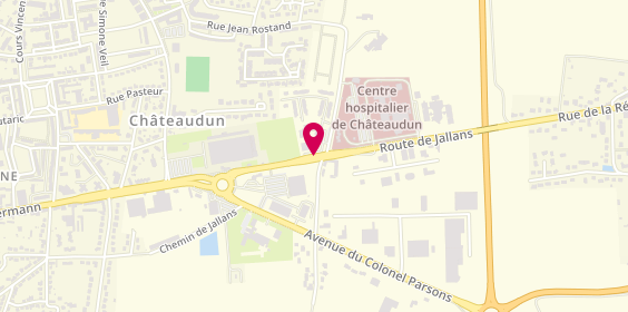 Plan de Centre Hospitalier Chateaudun, Route de Jallans, 28205 Châteaudun