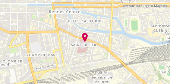 Plan de Pole Medecine Physique Readaptation Saint Helier, Cs 74330
54 Rue Saint Hélier, 35000 Rennes