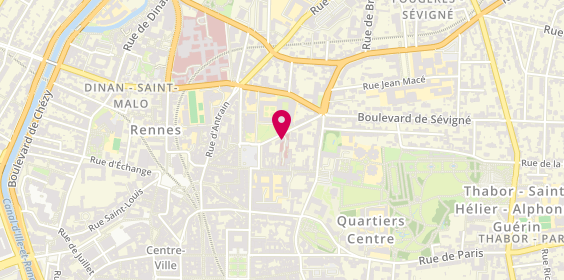 Plan de Clinique de l'Espérance - Ramsay Santé, 6 Rue de la Borderie, 35000 Rennes