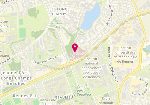 Plan de Clinique Fsef Rennes Beaulieu, 41 avenue des Buttes de Coësmes, 35700 Rennes