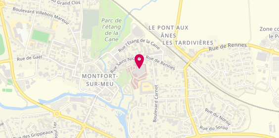 Plan de Centre Hospitalier Montfort Sur Meu, 33 Rue Saint Nicolas, 35160 Montfort-sur-Meu