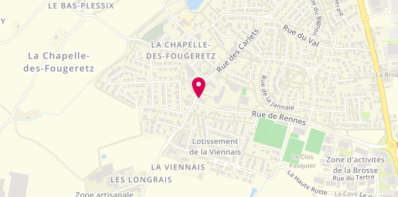 Plan de Maison médicale des Longrais, 7 Rue des Longrais, 35520 La Chapelle-des-Fougeretz