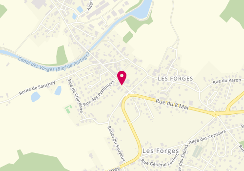 Plan de Maison Médicale Les Forges, 5 Route Mirecourt, 88390 Les Forges