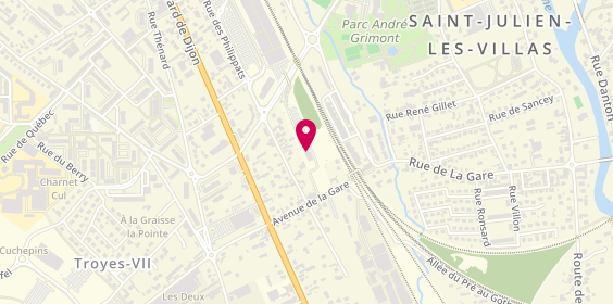 Plan de Msp Sanceenne, 2 Rue du Docteur Francis Mielle, 10800 Saint-Julien-les-Villas