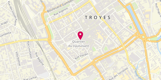 Plan de Centre d'Ophtalmologie Troyes, 3 Rue Turenne, 10000 Troyes