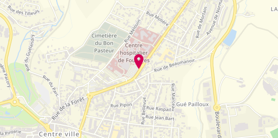 Plan de Centre de Sante, 133 Rue Forêt, 35300 Fougères