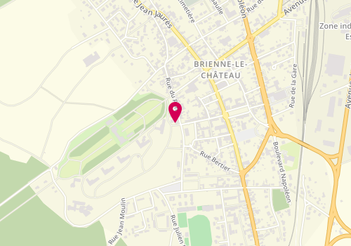 Plan de Etablissement public de santé mentale (EPSM) de l'Aube, 3 Avenue de Bauffremont, 10500 Brienne-le-Château