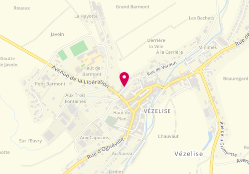 Plan de Maison de Santé de Vézelise, 5 Rue de la Carrière, 54330 Vézelise