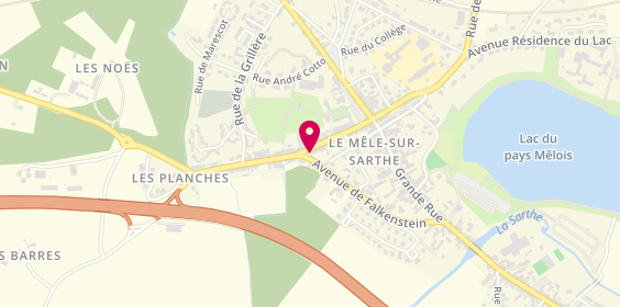 Plan de Maison des Apprentis Mele Sur Sarthe, Basse-Normandie
21 avenue de Falkenstein, 61170 Le Mêle-sur-Sarthe