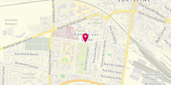 Plan de Sce d'Hospitalisation A Domicile, Rue Paul Vaillant Couturier, 10100 Romilly-sur-Seine
