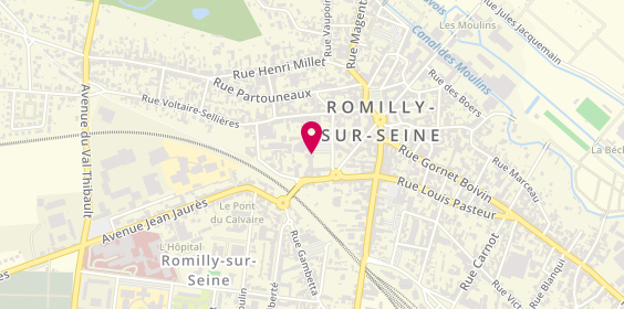 Plan de Centre de Jour, Place de l'Église Saint-Martin, 10100 Romilly-sur-Seine