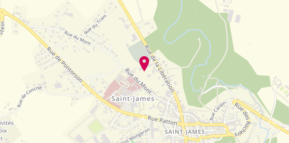Plan de Hopital Saint James, 2 Route de Pontorson, 50240 Saint-James