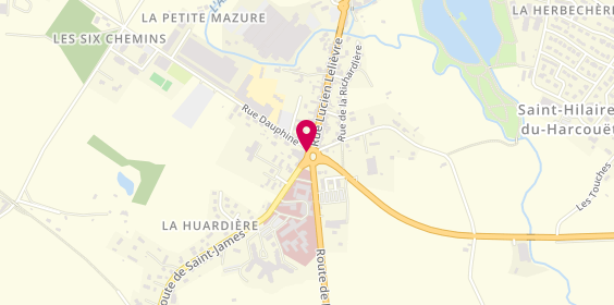 Plan de Cattp St Hilaire (50G06), Place Bretagne, 50600 Saint-Hilaire-du-Harcouët