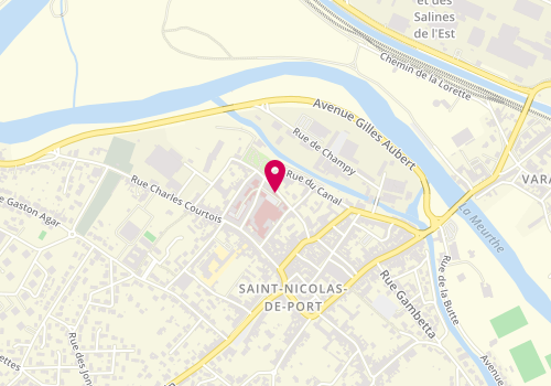 Plan de Centre Long Sejour, 3 Rue du Jeu de Paume, 54210 Saint-Nicolas-de-Port